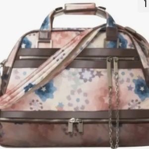 STELLA MCCARTNEY LESPORTSAC Limited Edition Large Bowling Bag Flowers Gym Yoga